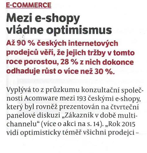 MSM-Mezi e-shopy vládne optimismus (1)