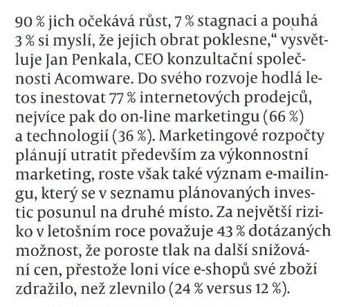 MSM-Mezi e-shopy vládne optimismus (2)