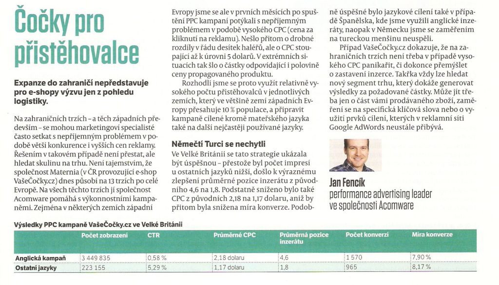 Čočky pro přistěhovalce