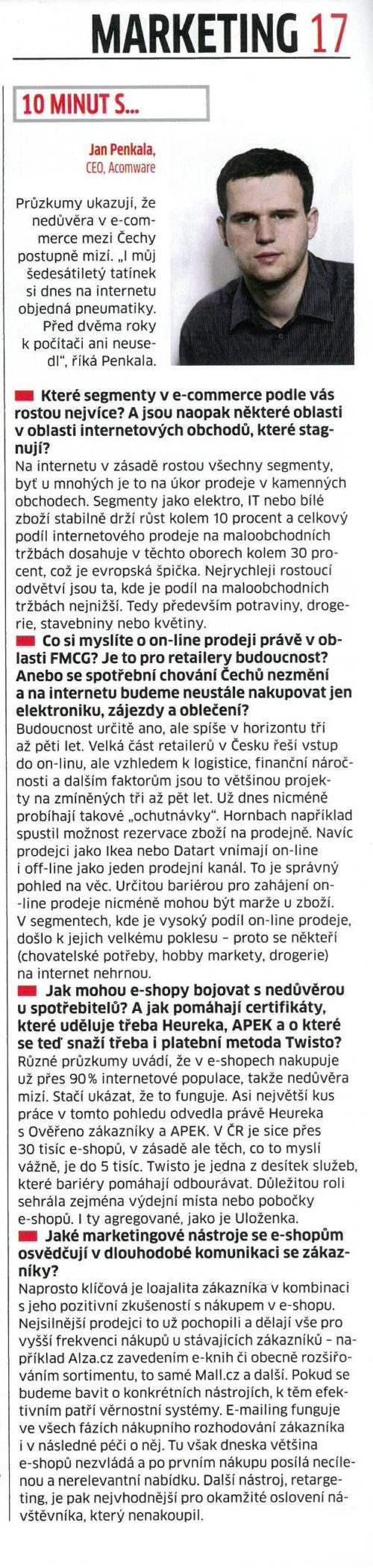 10minut - Rozhovor s Janem Penkalou
