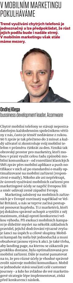 MSM-V mobilním marketingu pokulháváme