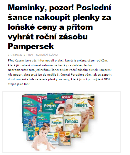 Podpora využití PR článků (2)